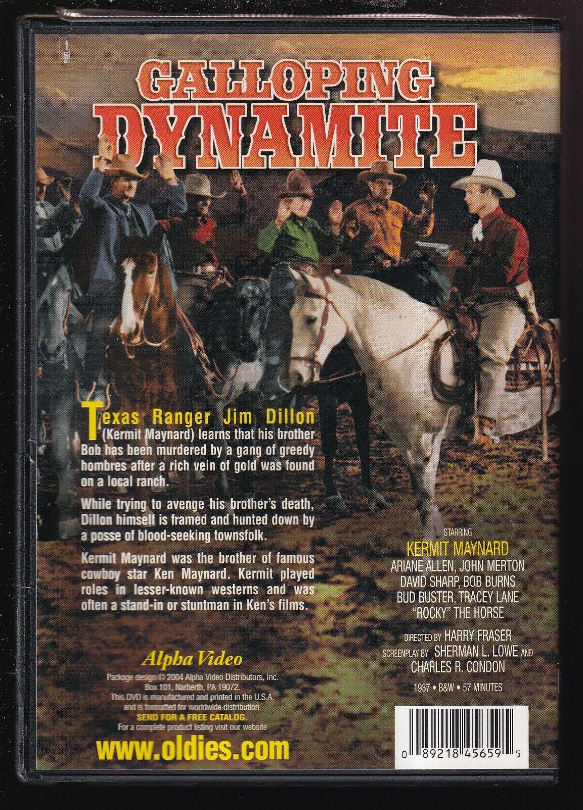 EBOND Galloping Dynamite Con Kermit Maynard [edizione Stati Uniti] DVD D569955