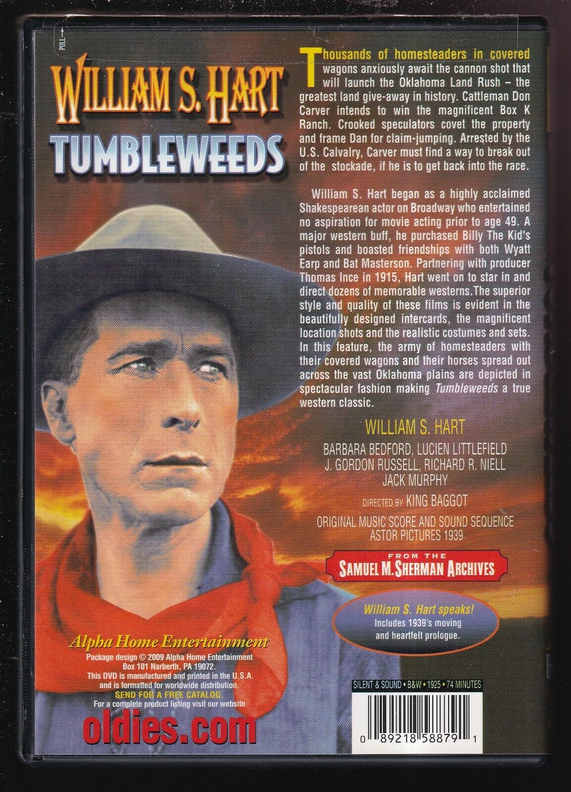 EBOND Tumbleweeds (1925) [edizione Stati Uniti] DVD D569958