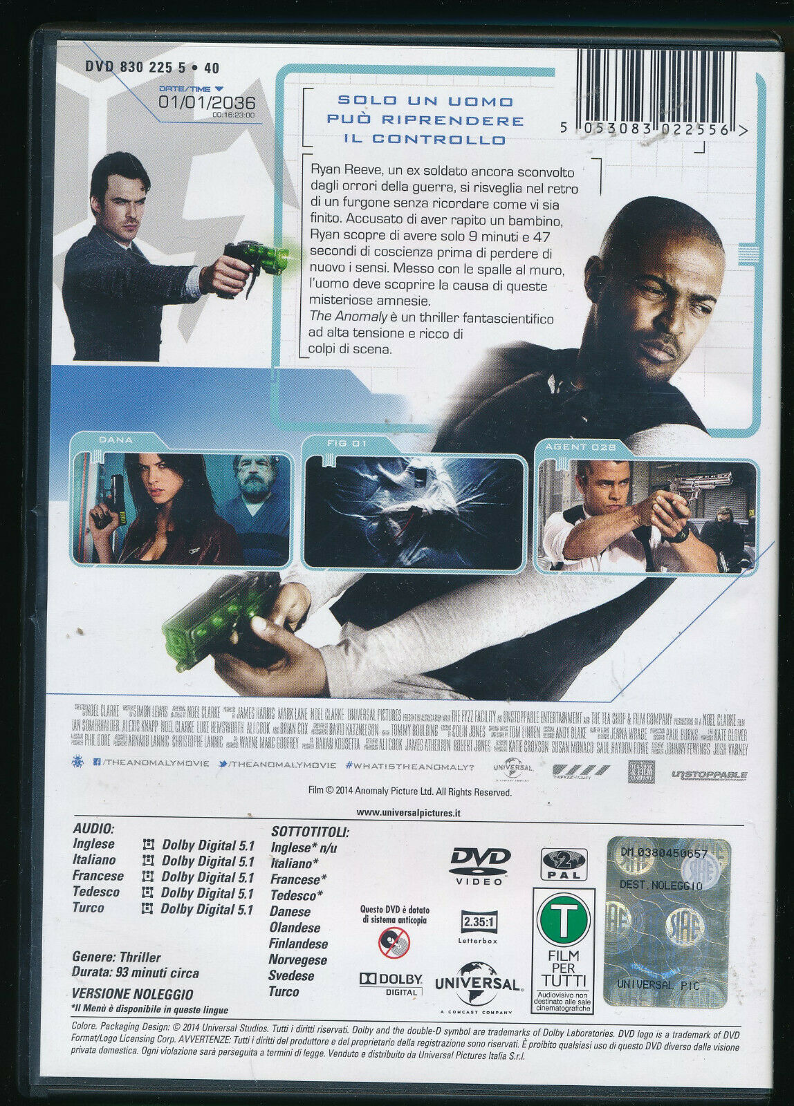 EBOND  The Anomaly DVD  Ex Noleggio D570312