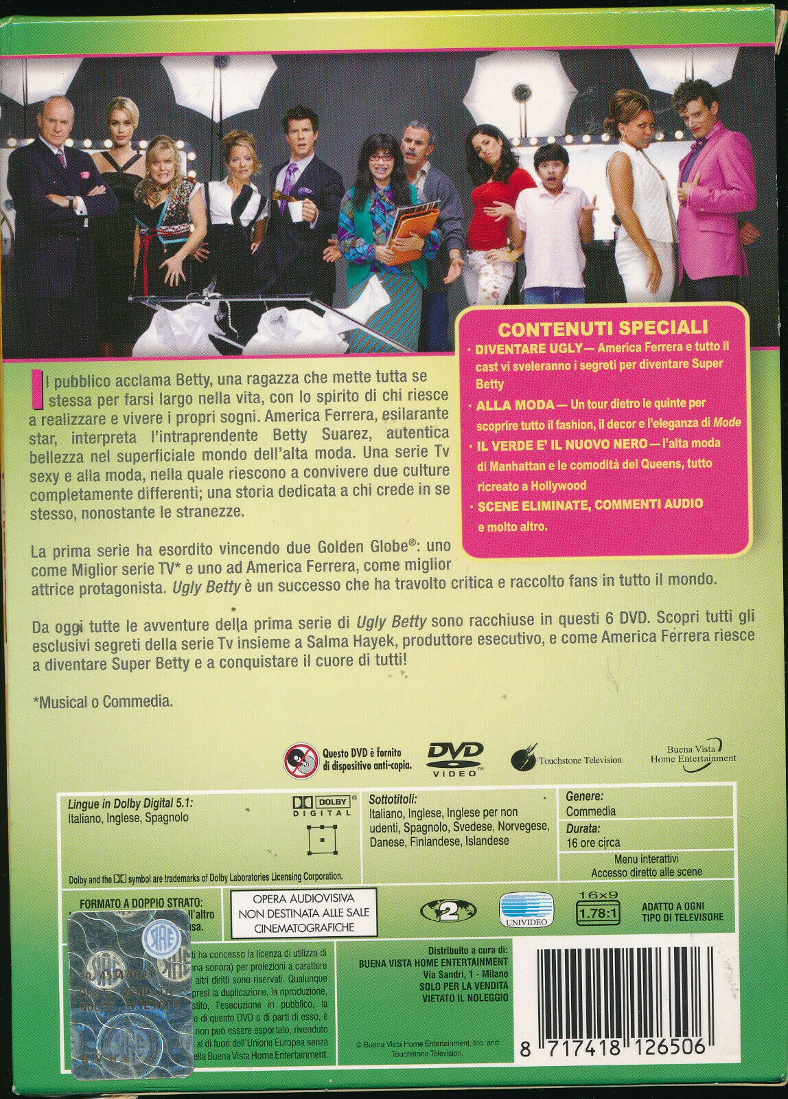 EBOND Ugly Betty - Stagione 01 DVD D570314