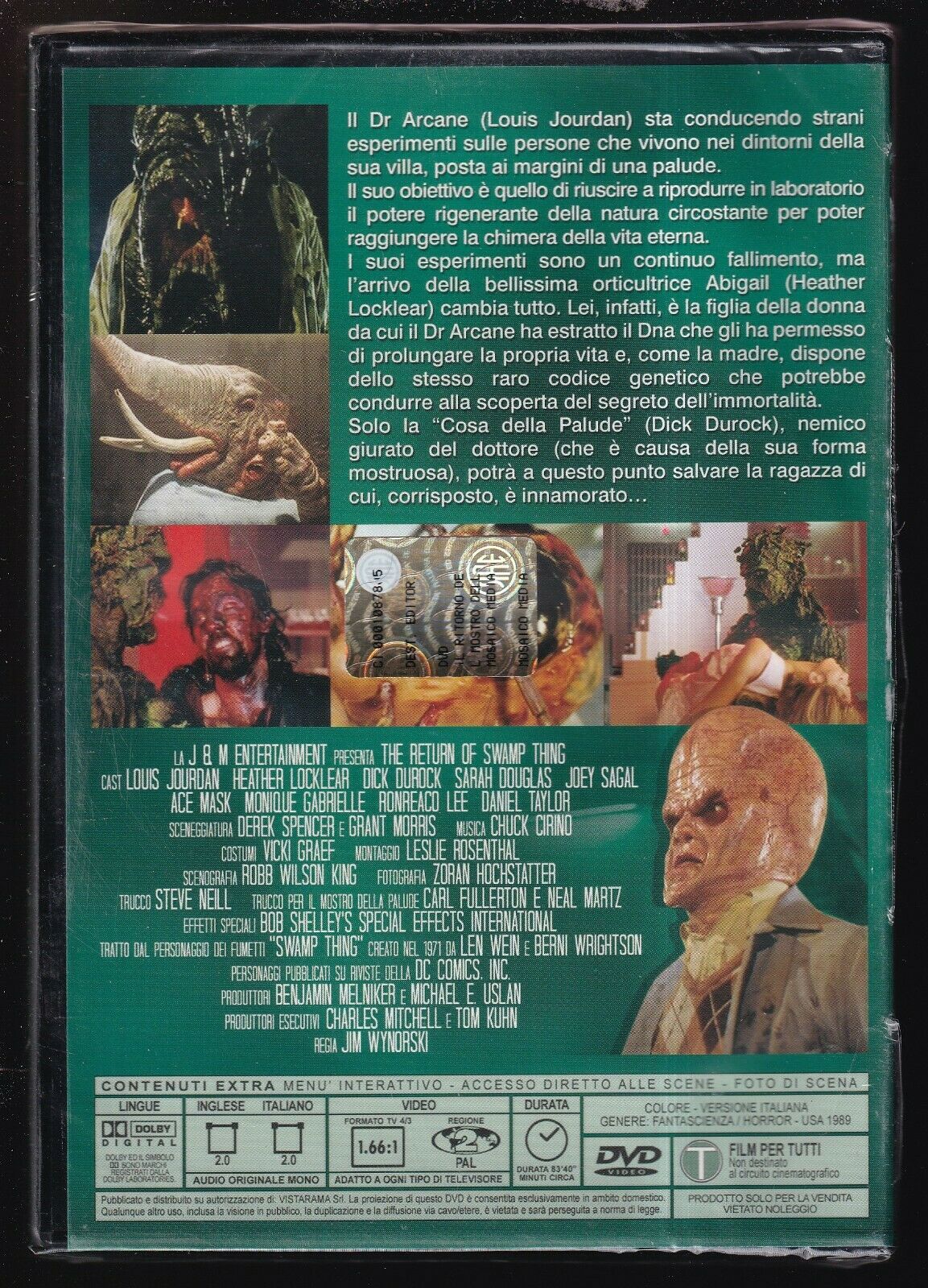 EBOND Il Ritorno Del Mostro Della Palude DVD D570542