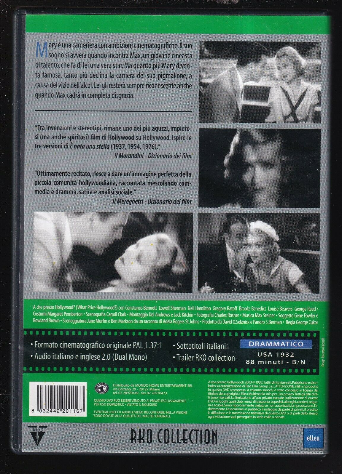 EBOND A Che Prezzo Hollywood? Di George Cukor DVD D570714