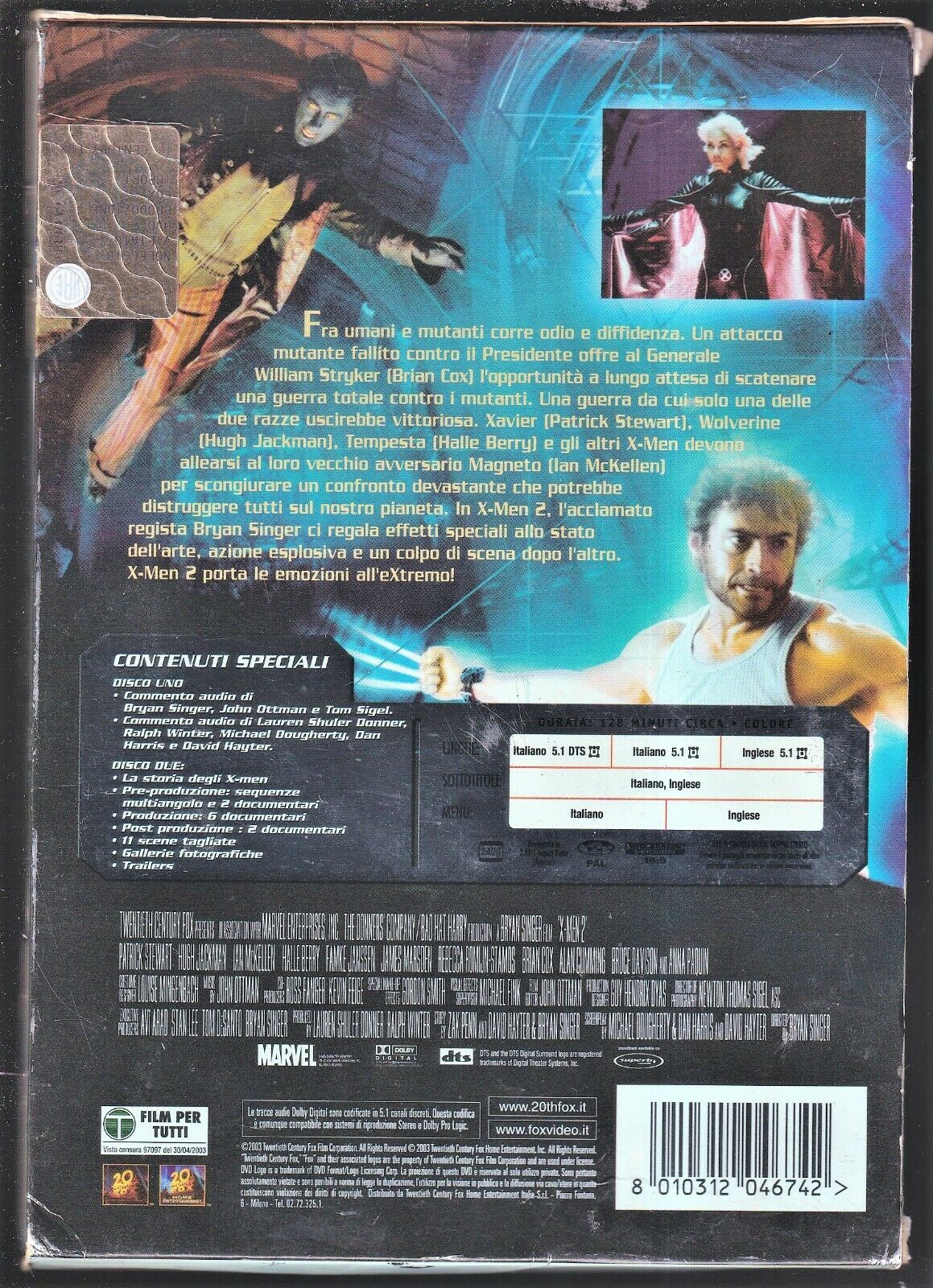 EBOND X Men 2  Edizione Speciale 2 DVD D570719