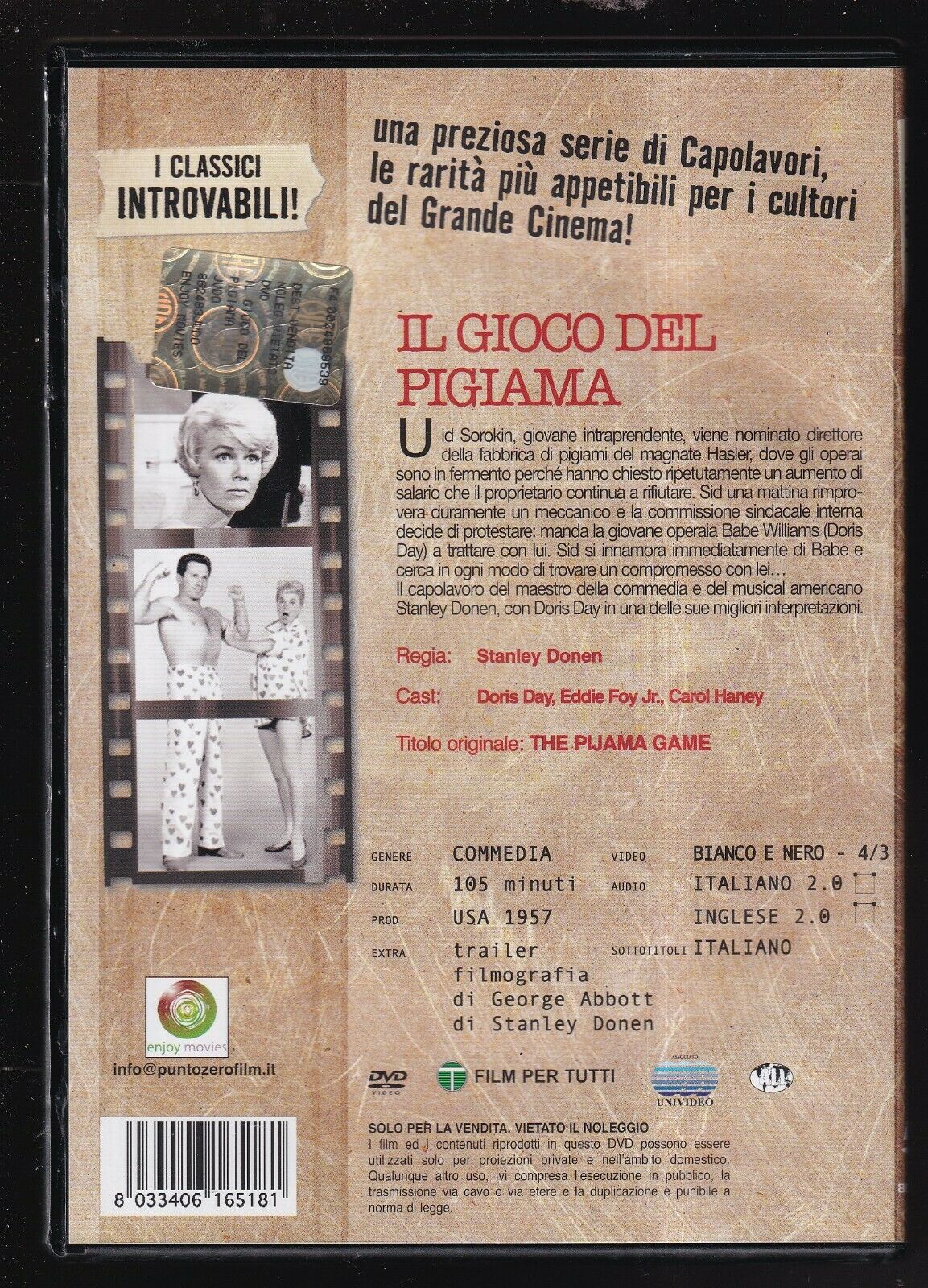 EBOND Il Giuoco Del Pigiama Con Doris Day DVD D570841