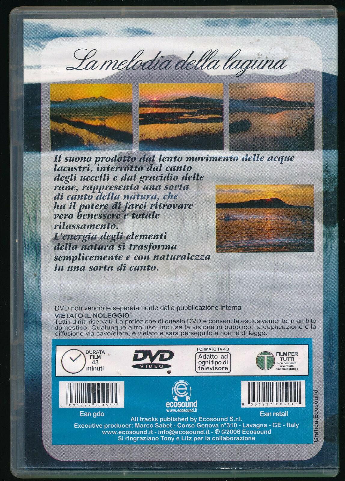 EBOND La Melodia Della Laguna  DVD D571104