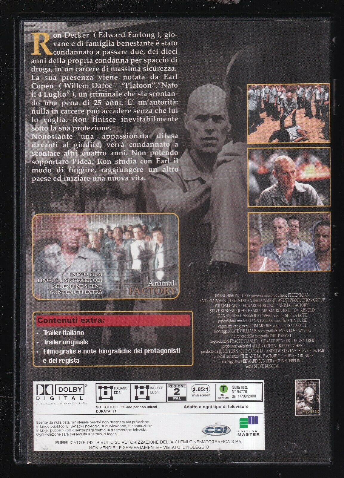 EBOND Animal Factory DVD Editoriale D571422