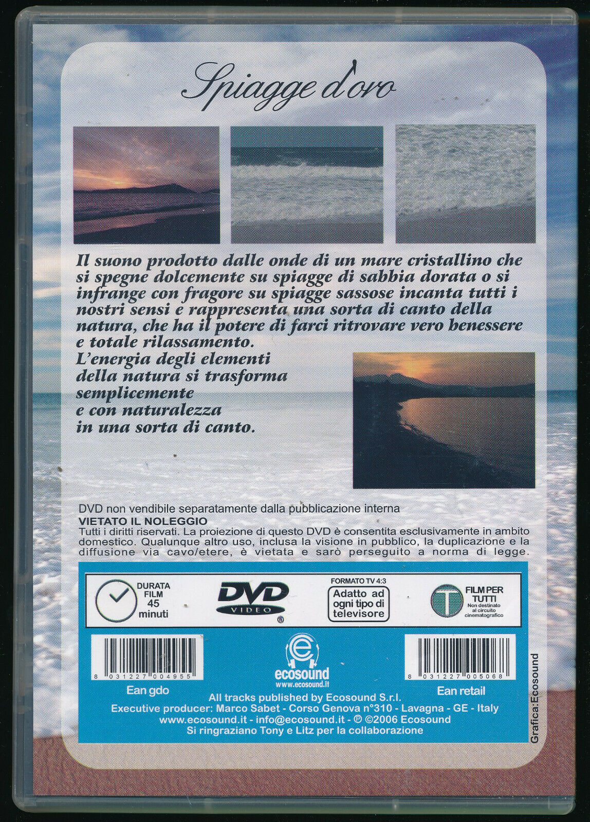 EBOND Spiagge D'oro DVD D571542