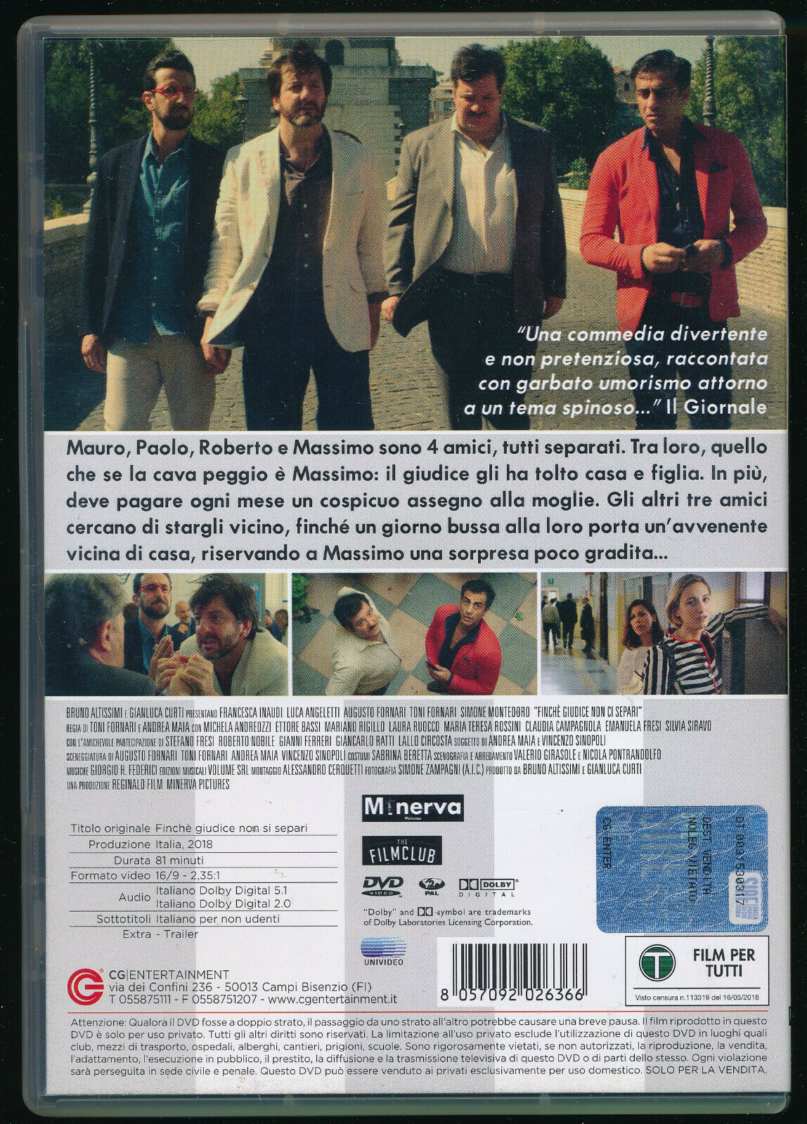 EBOND Finche Giudice Non Ci Separi DVD D571754