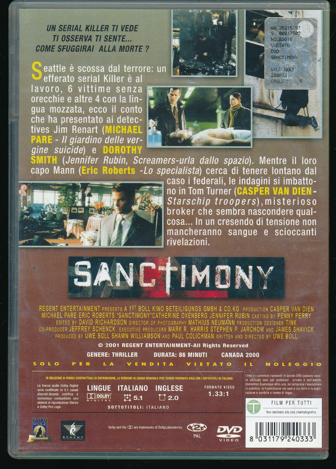 EBOND Sanctimony DVD Slim D571761