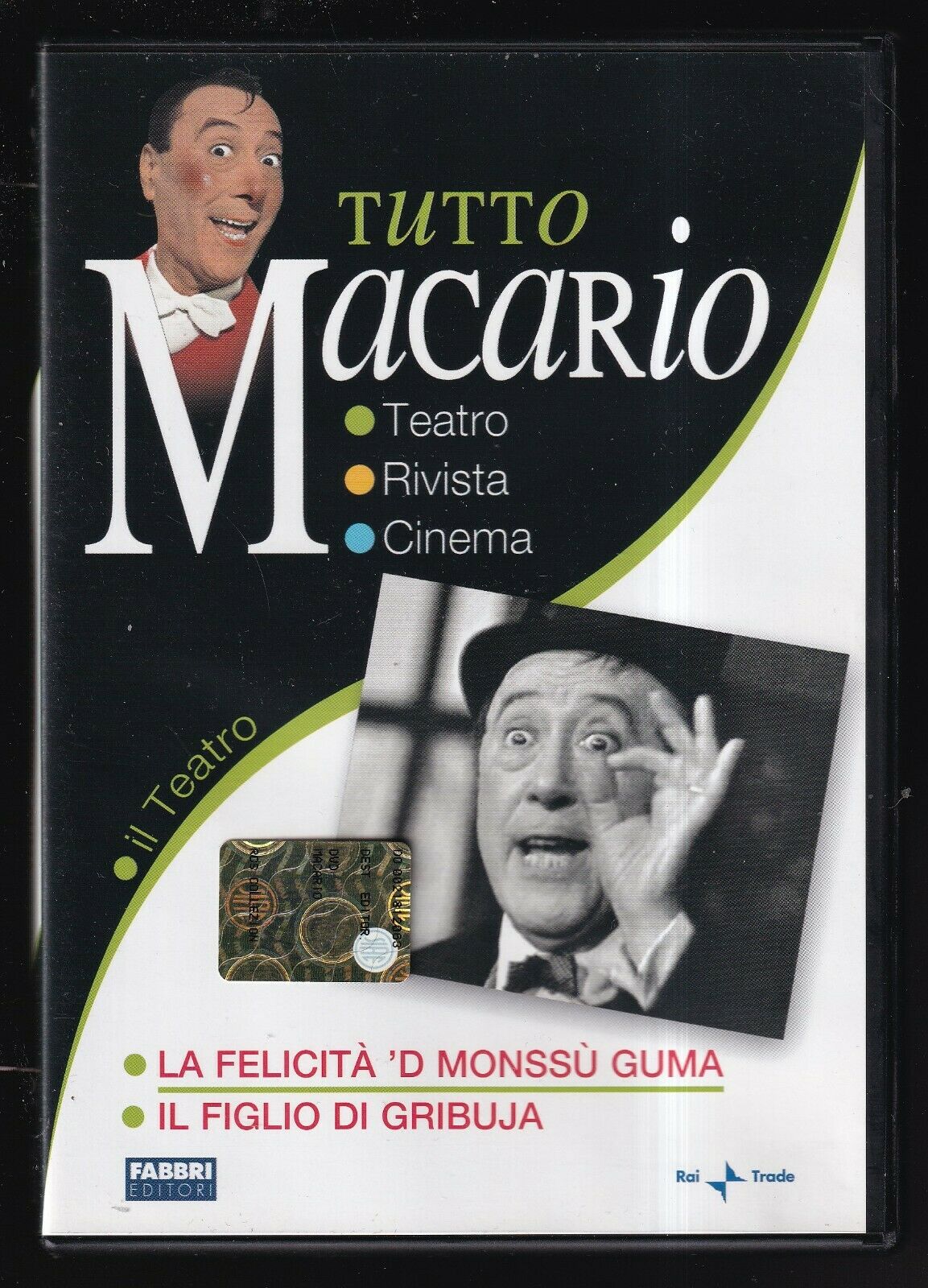 EBOND La Felicita 'd Monssu Guma Il Figlio Tutto Macario Editoriale DVD D571945