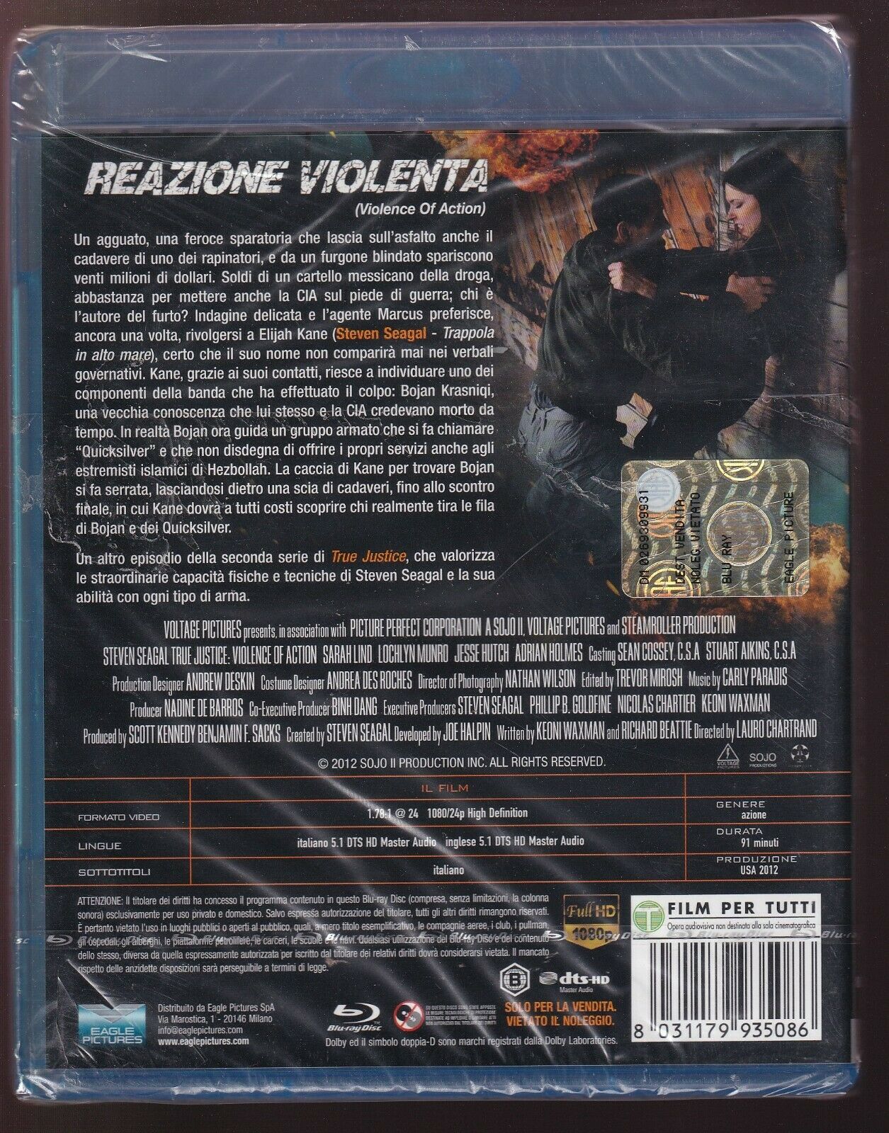 EBOND Reazione Violenta BLURAY D572504