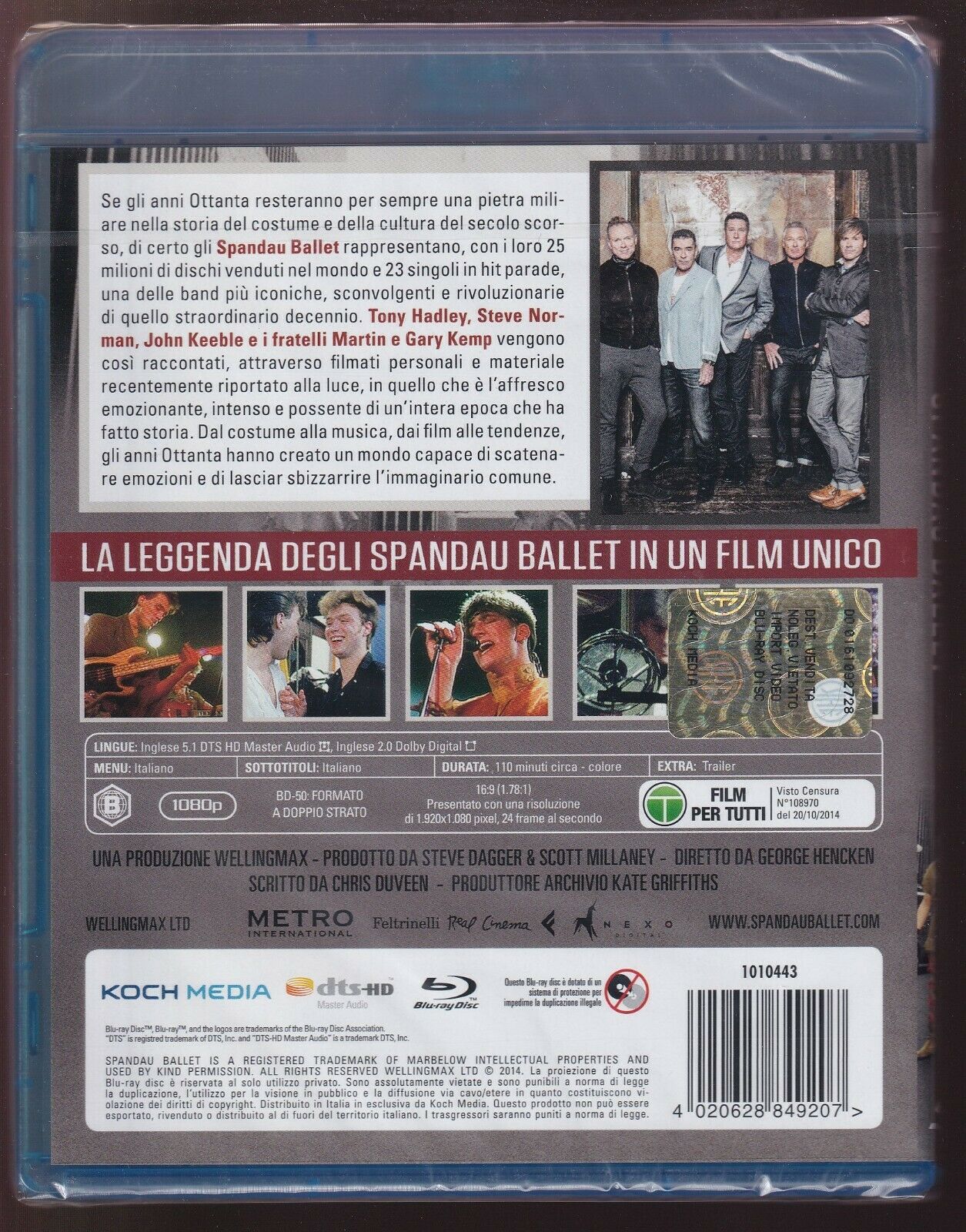 EBOND  Spandau Ballet - Il Film  BLURAY D572506