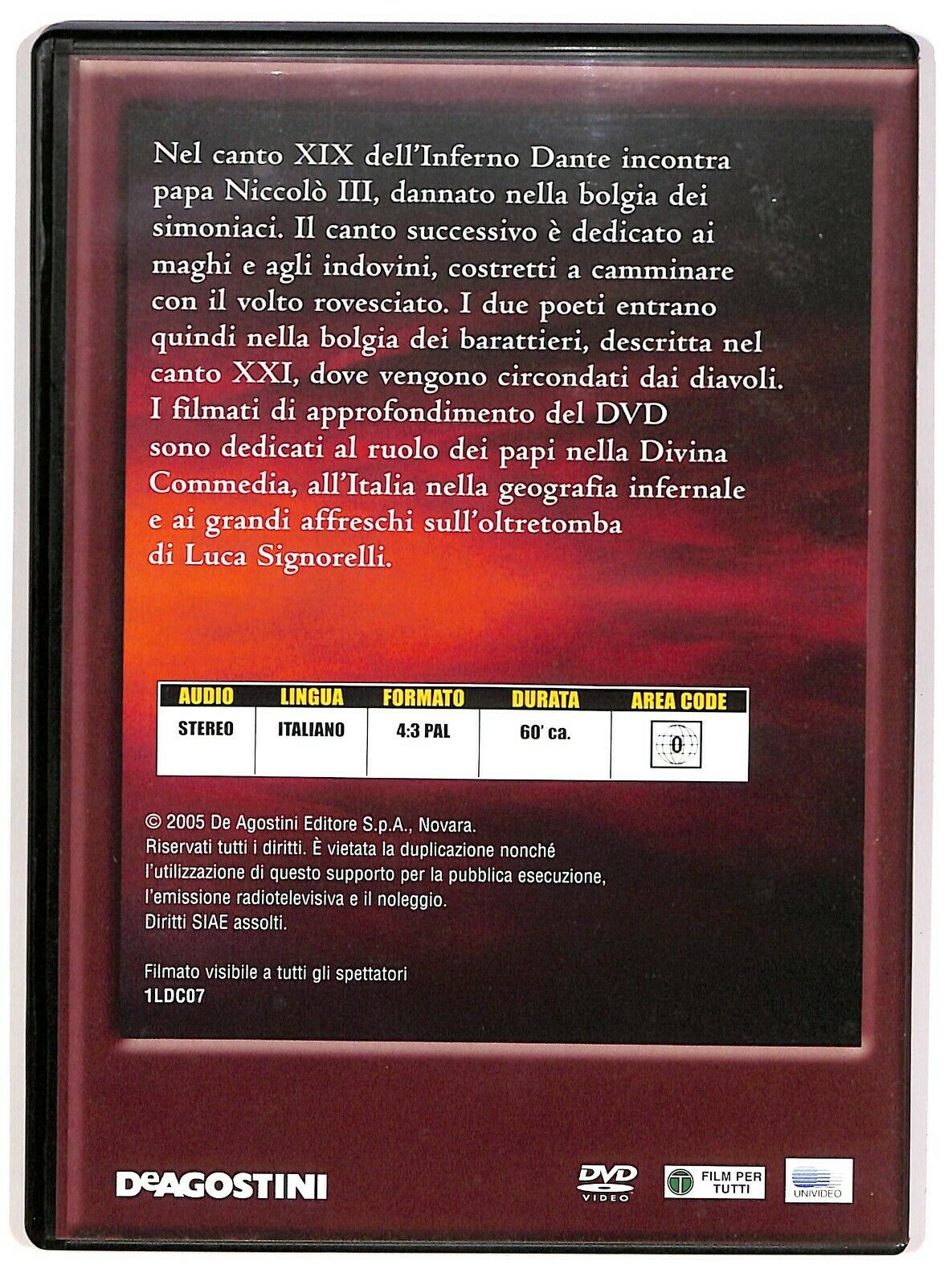 EBOND La Divina Commedia Vol.7 Inferno. Canto Xix - Xx - Xxi DVD D573329