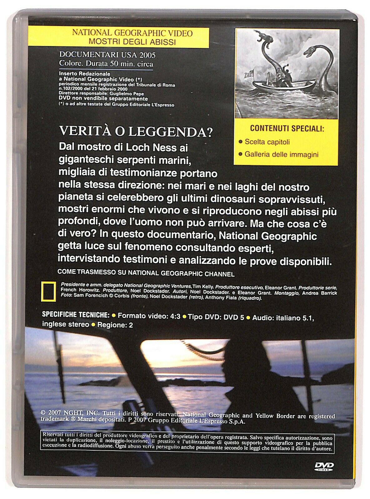 EBOND Mostri Degli Abissi - Is It Real? National Geographic Vol.53 DVD D573610