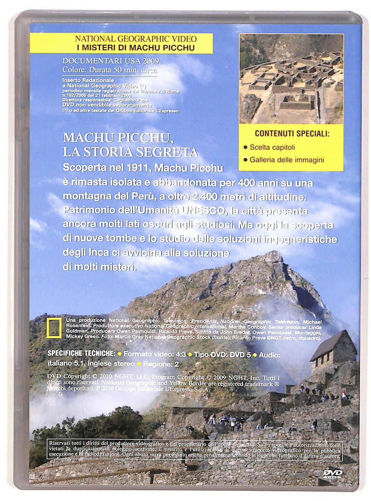 EBOND I Misteri Di Machu Picchu - National Geographic Vol.90 DVD D573620