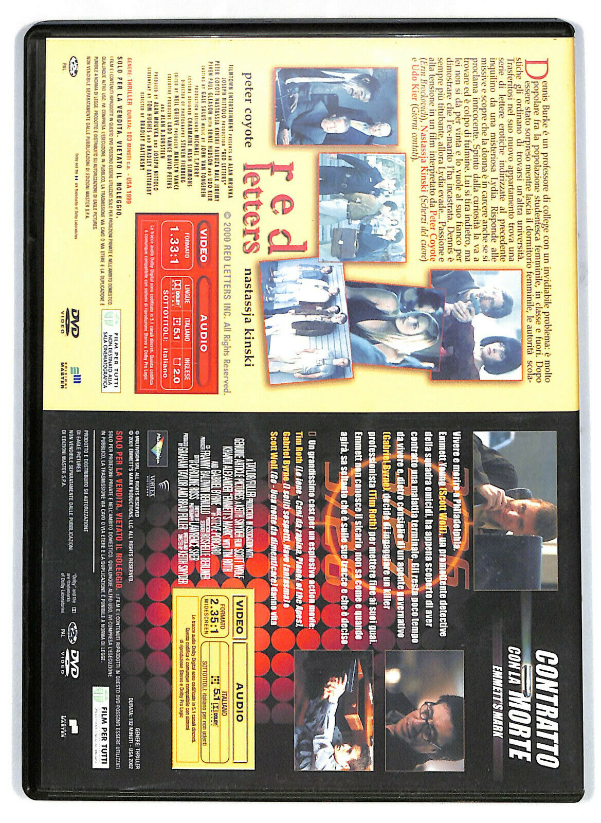 EBOND  Contratto Con La Morte - Red Letters DVD  Editoriale D573825