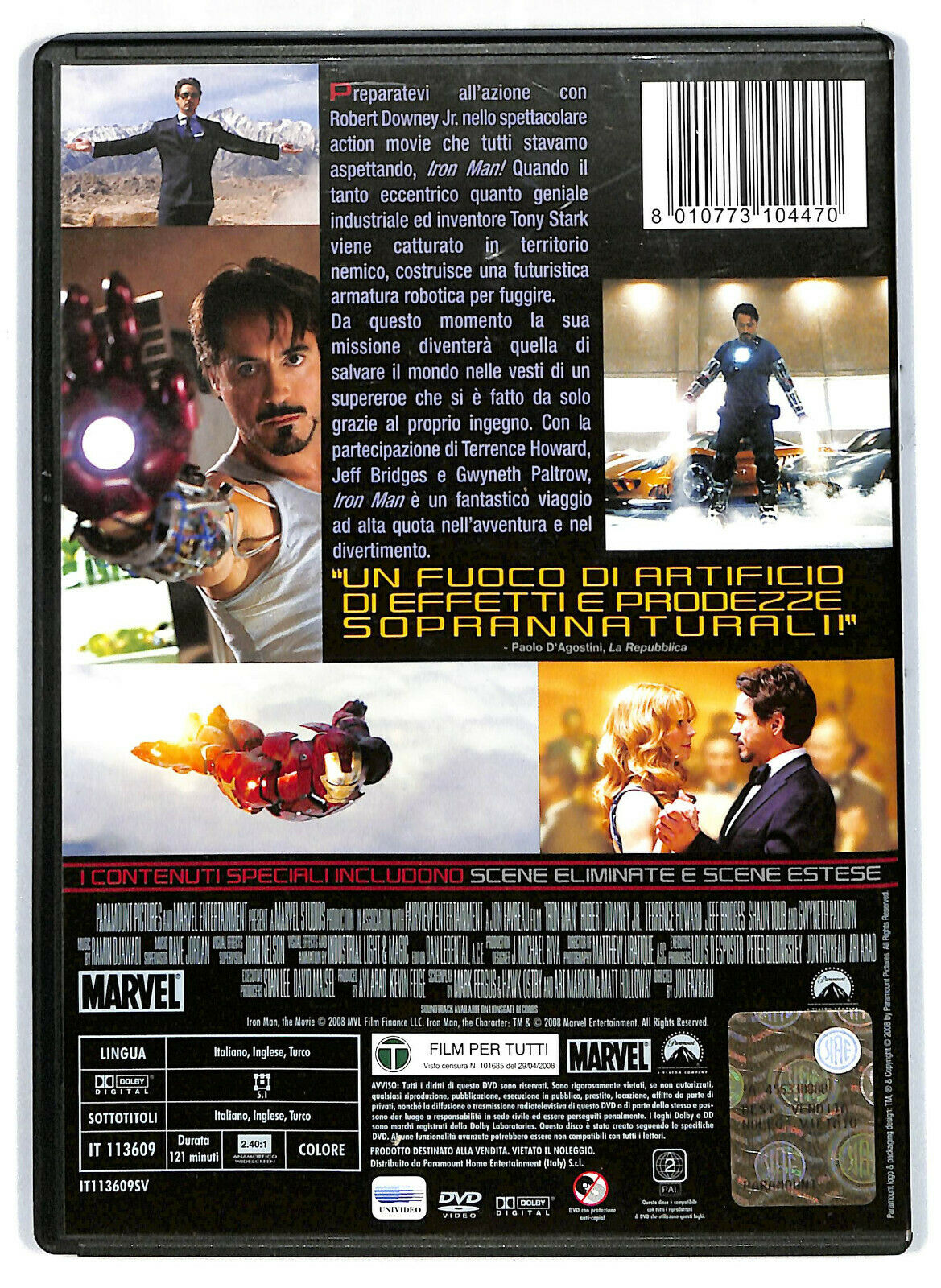 EBOND  Iron Man  DVD D573833