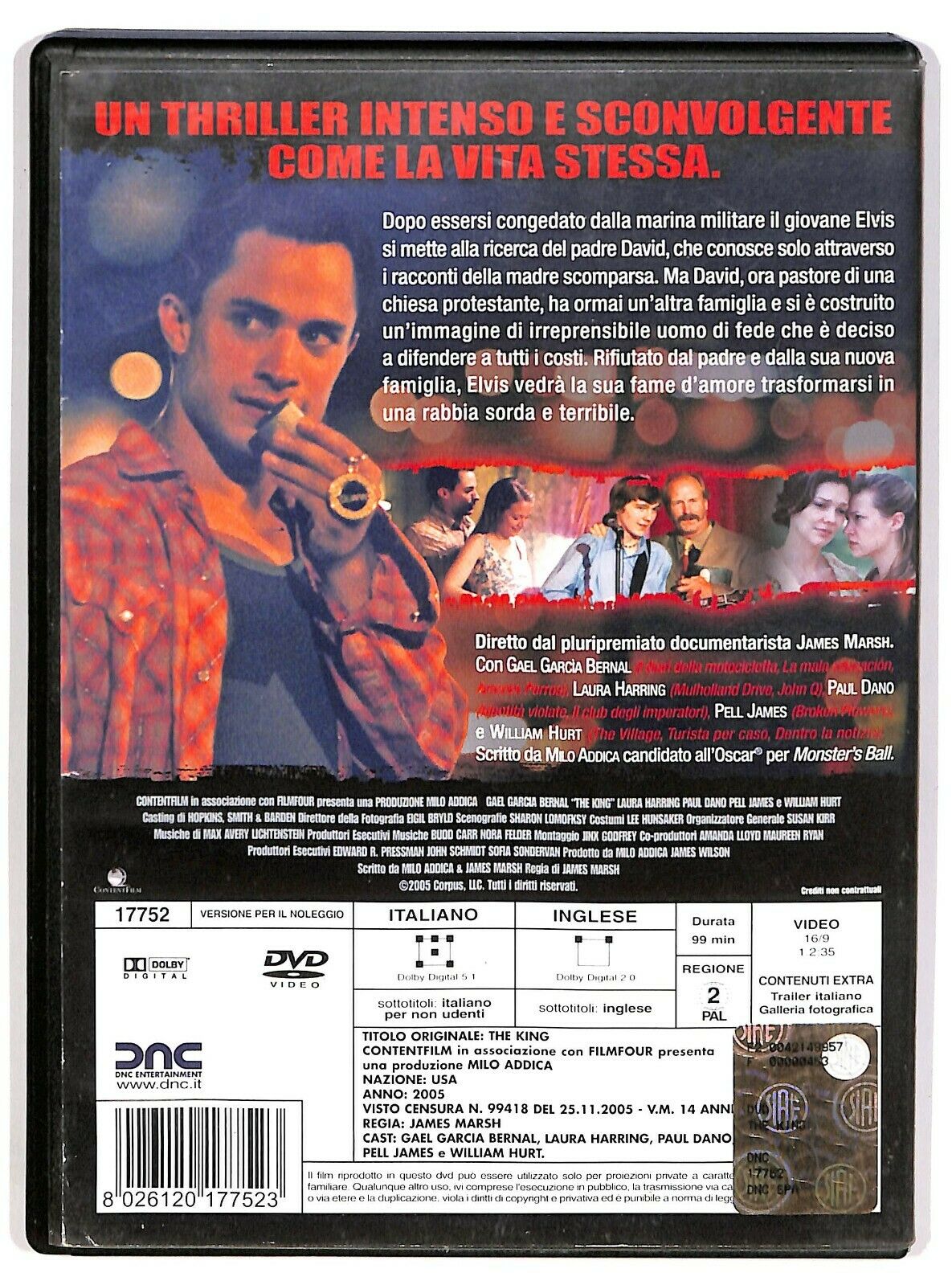 EBOND The King (2005) Con William Hurt DVD Ex Noleggio D573921