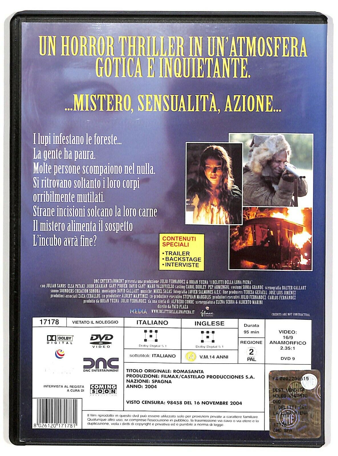 EBOND I Delitti Della Luna Piena DVD D574163