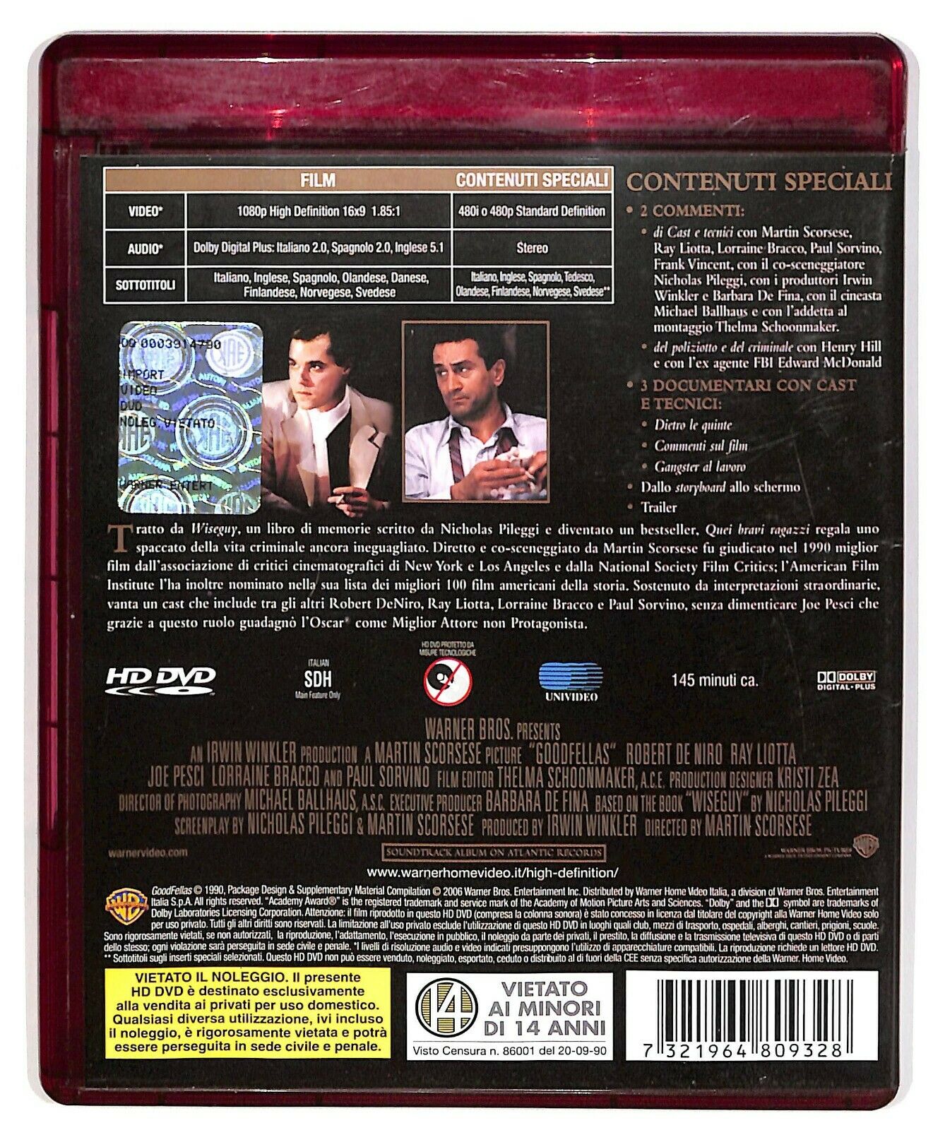 EBOND Quei Bravi Ragazzi  Hd DVD D574316