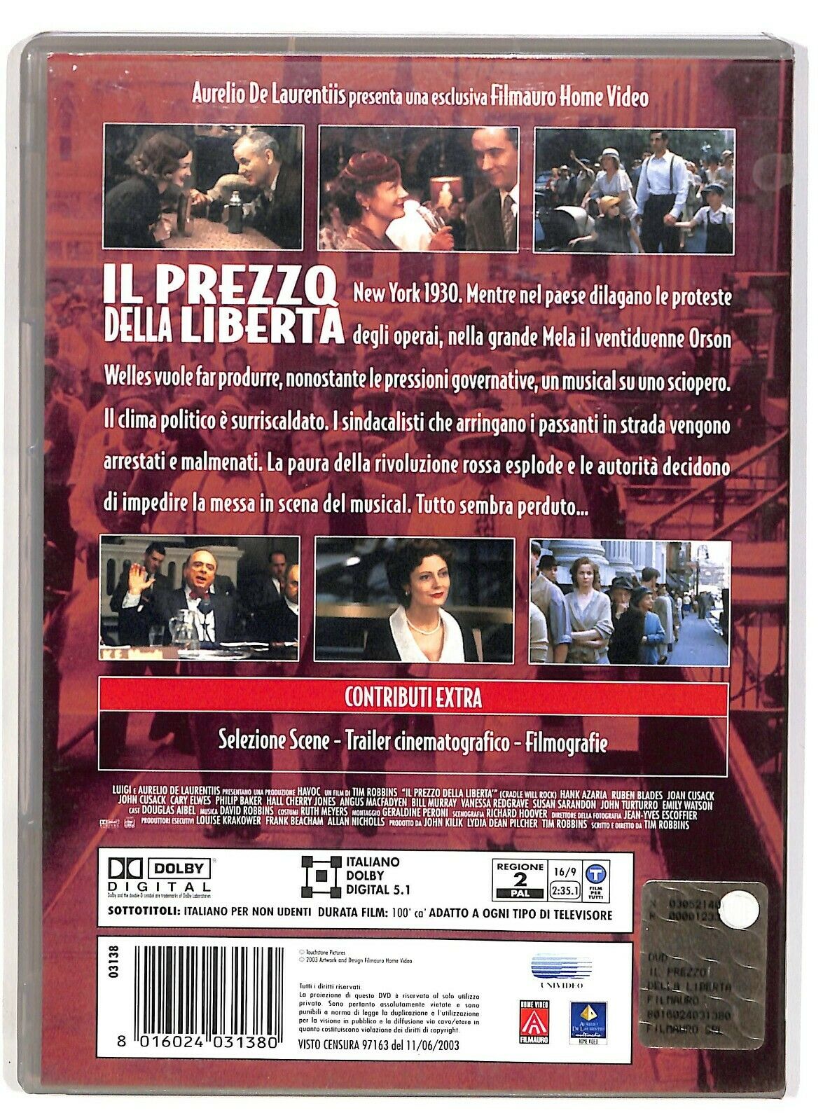 EBOND Il Prezzo Della Liberta Di Tim Robbins DVD D574359