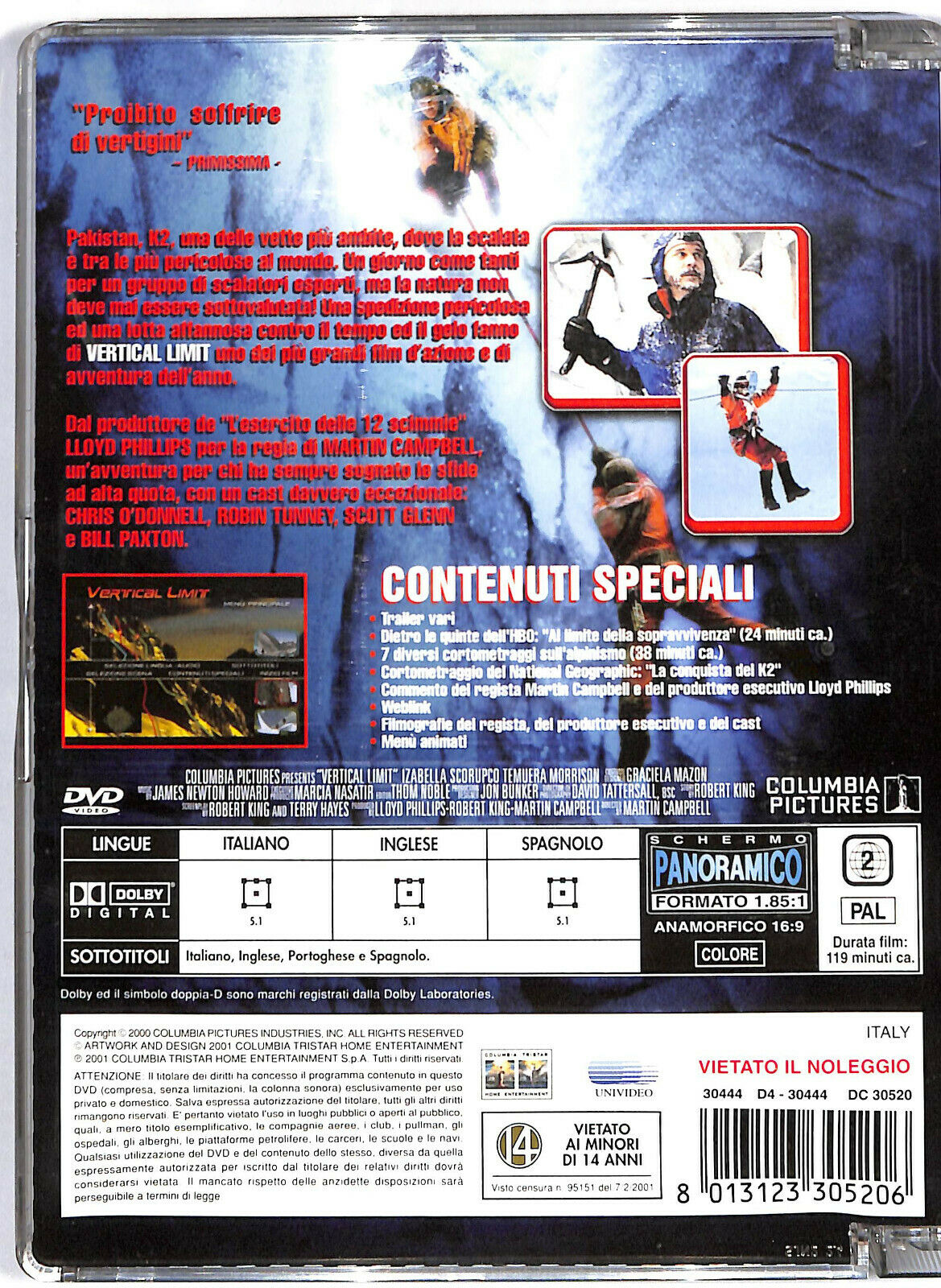 EBOND Vertical Limit DVD Super Jewel Box  DVD D574401