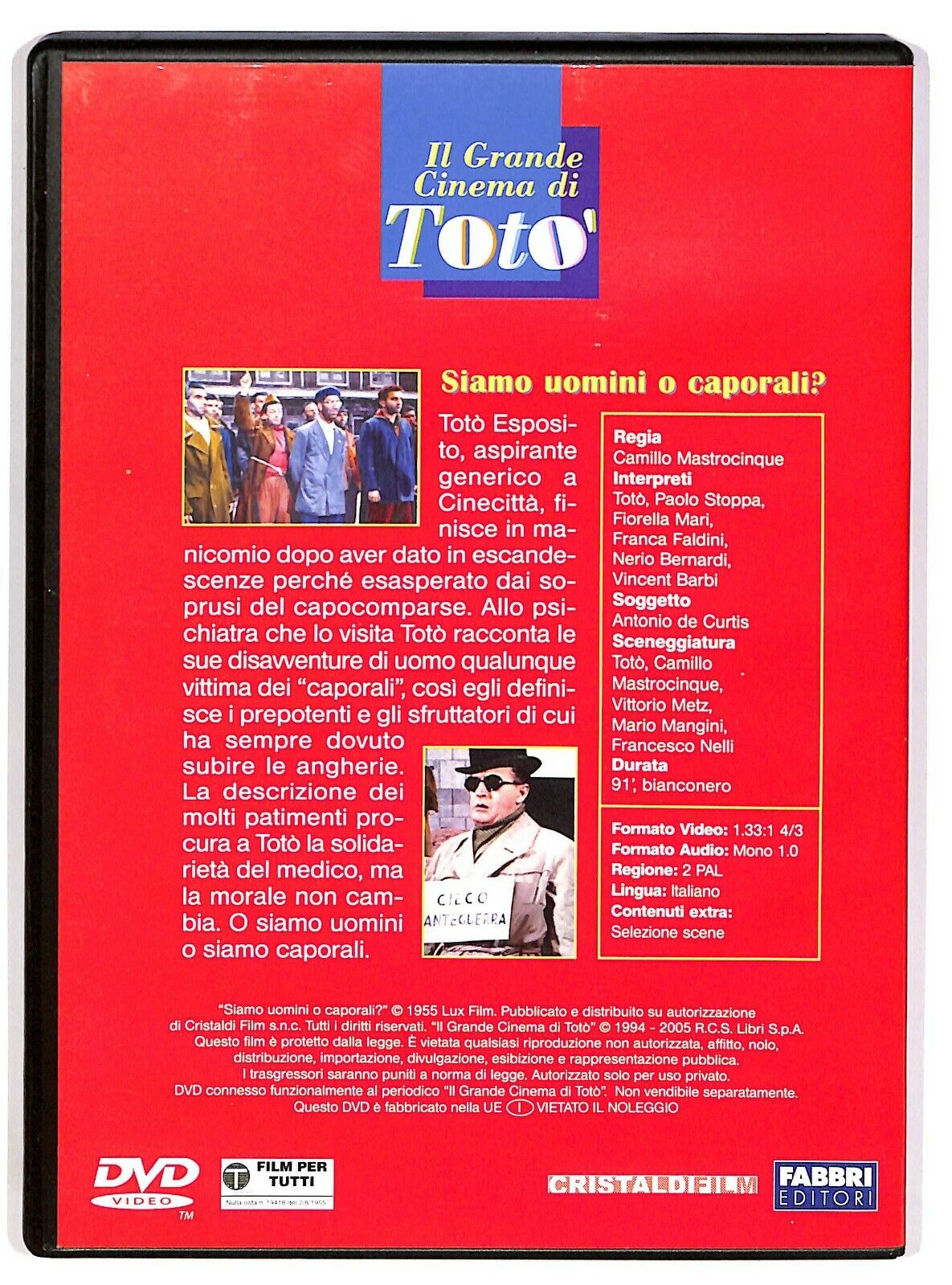 EBOND  Siamo Uomini o Caporali DVD  Editoriale D574564