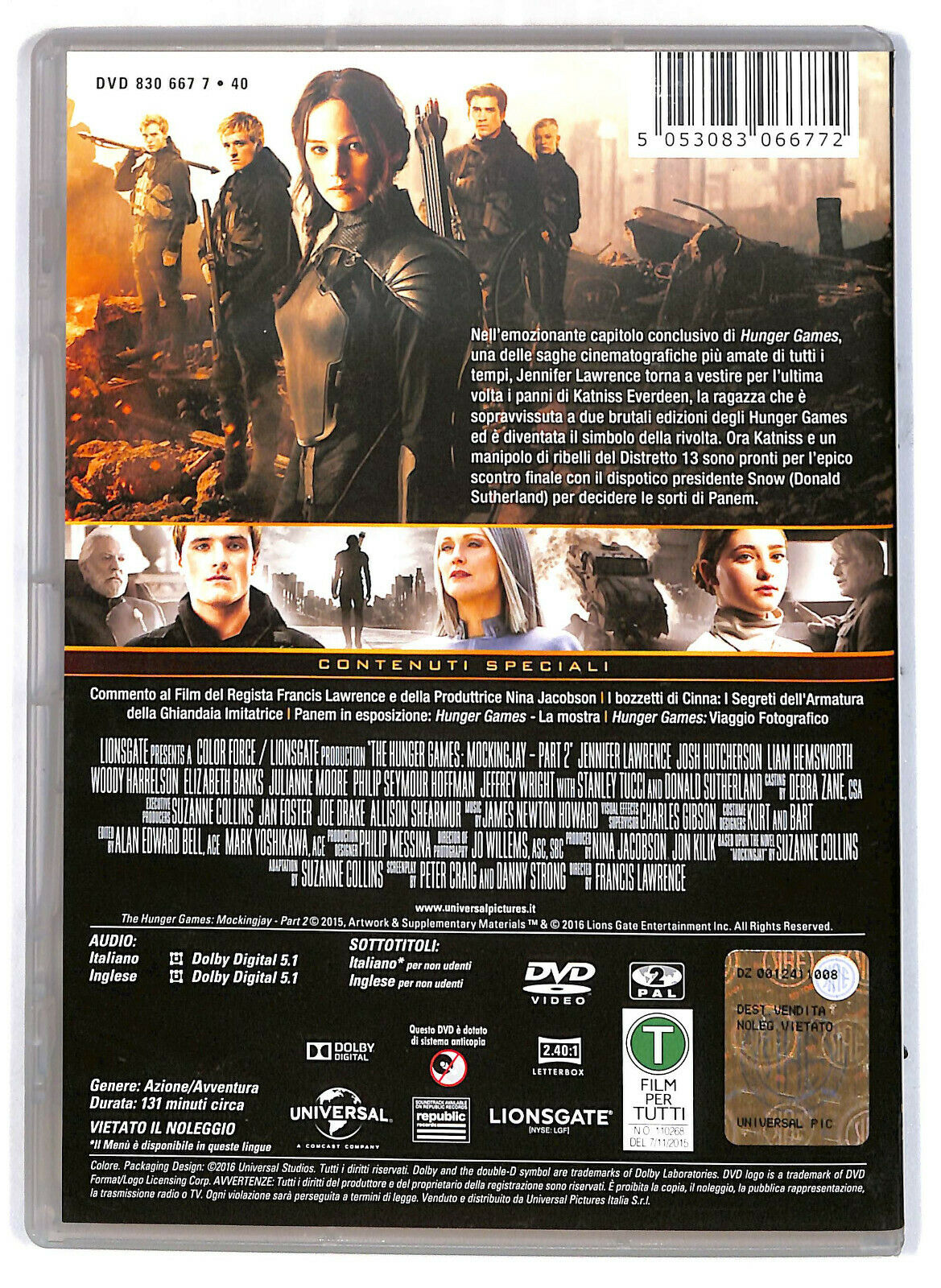 EBOND  Hunger Games - Il Canto Della Rivolta   Parte 2 DVD D574650