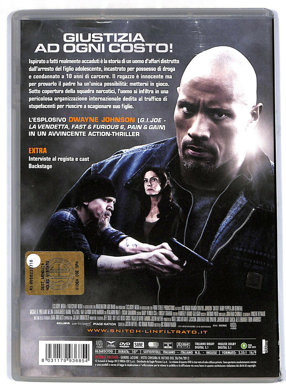 EBOND Snitch - L'infiltrato DVD D574701