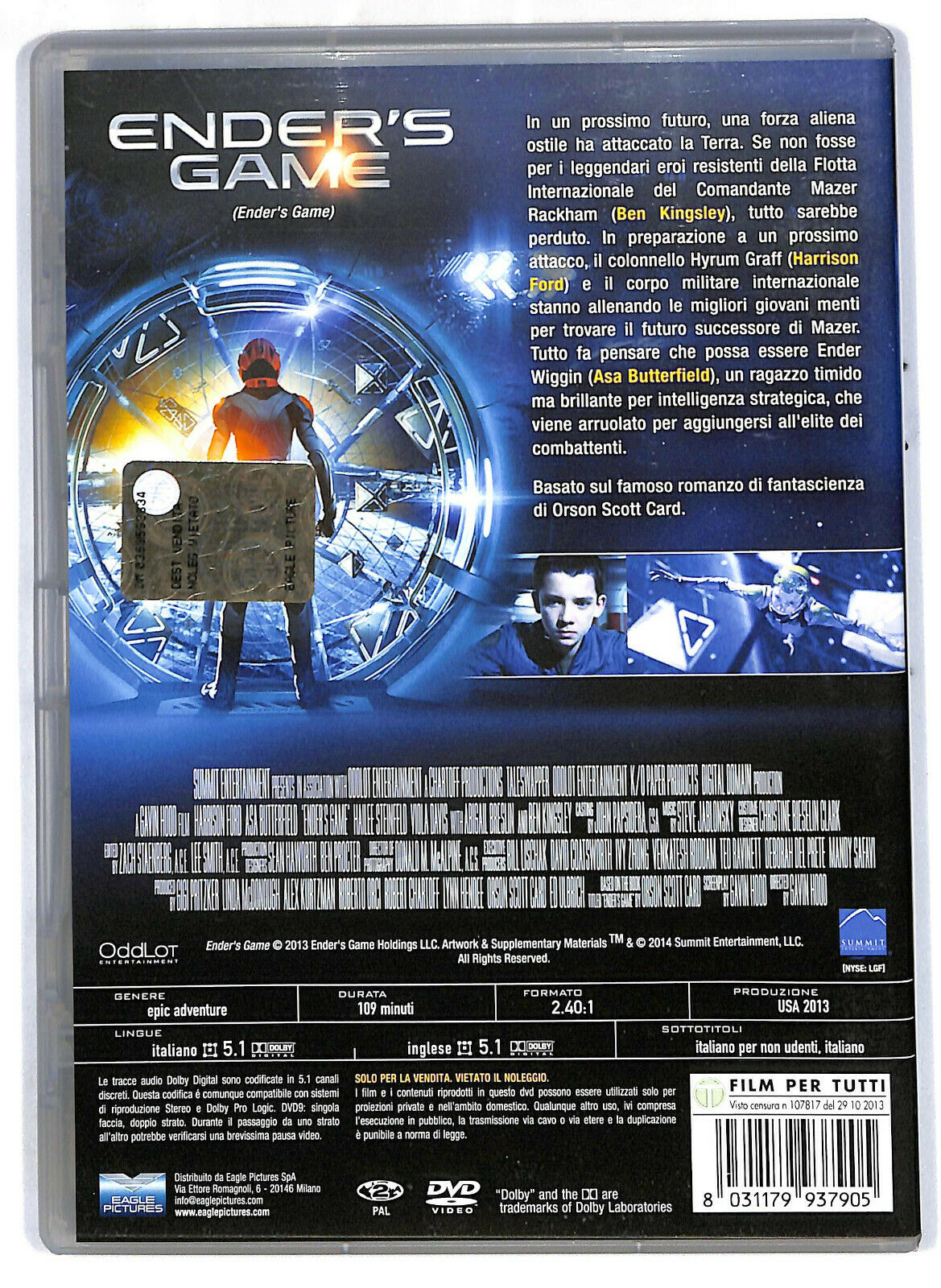 EBOND  Ender's Game  DVD D574745