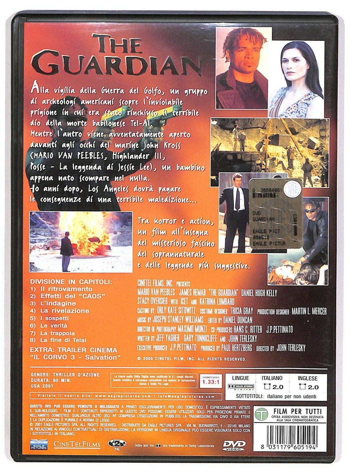 EBOND The Guardian (2001) Di John Terlesky DVD D574826