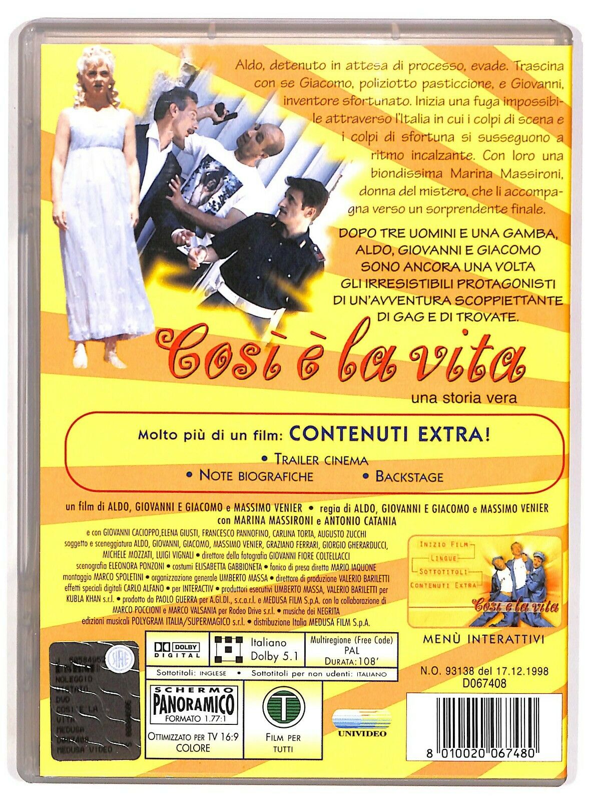 EBOND Cosi e La Vita Con Aldo, Giovanni e Giacomo DVD D574842
