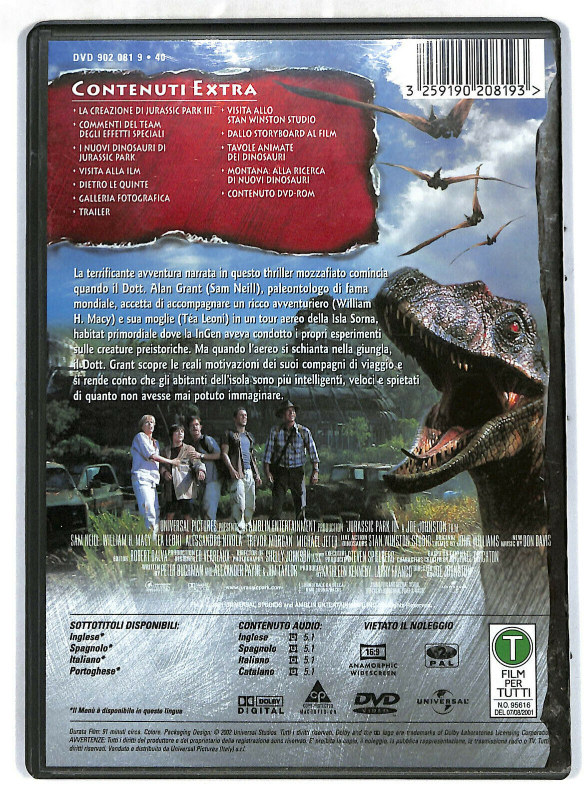 EBOND Jurassic Park Iii   DVD D575220