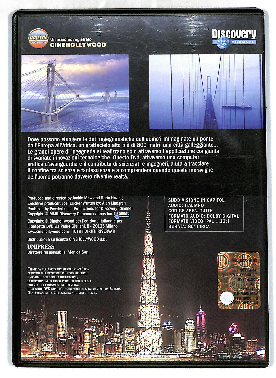EBOND Costruire L' Impossibile  DVD  Editoriale D575243