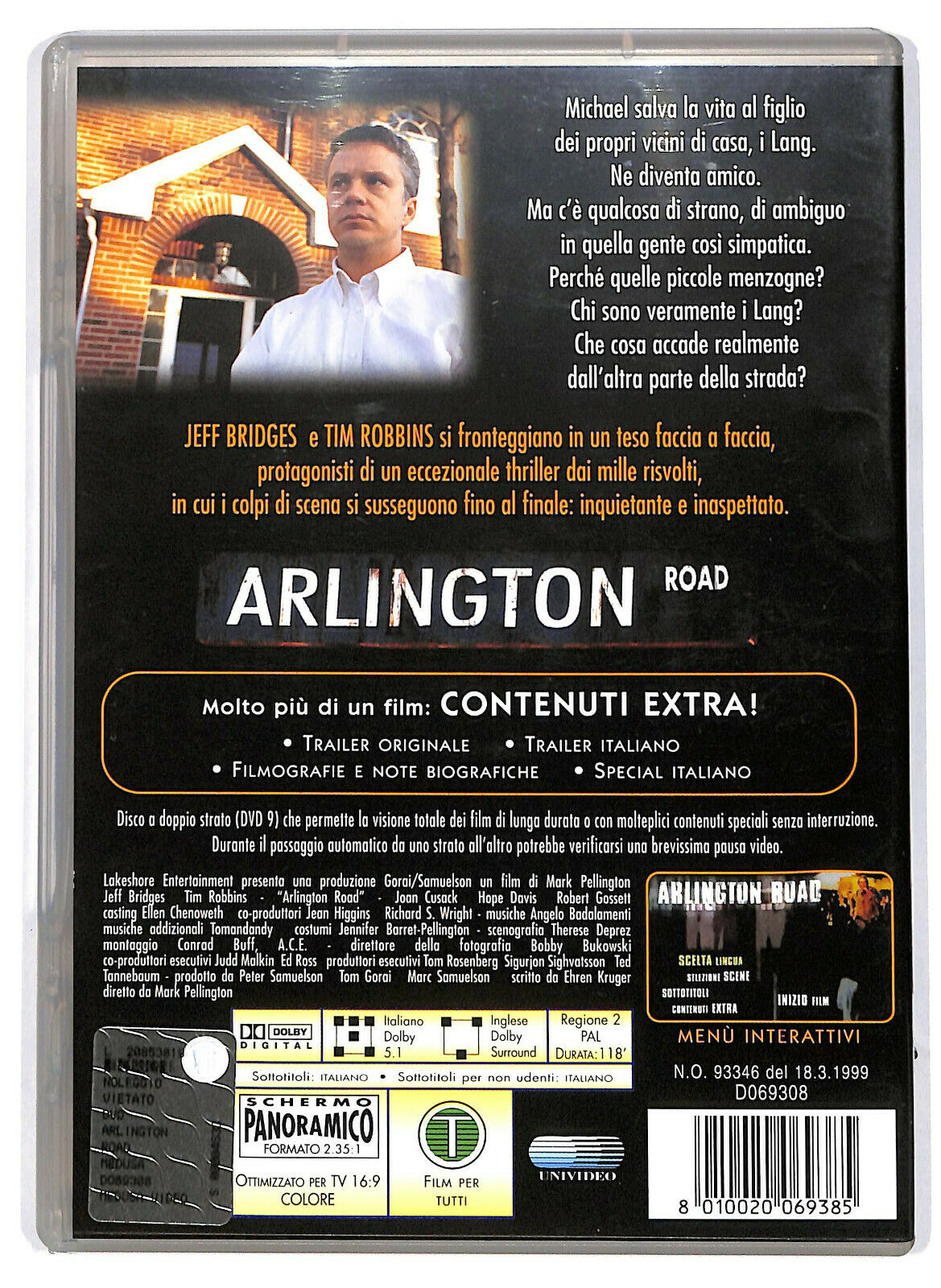 EBOND Arlington Road - L'inganno DVD D575347
