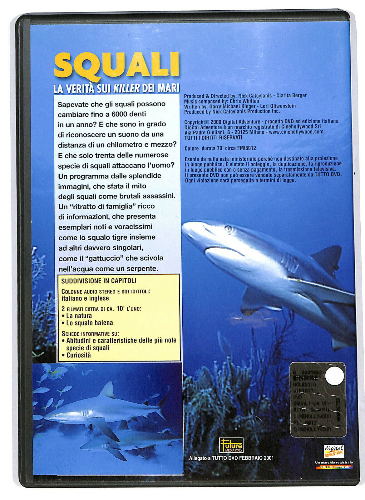 EBOND  Squali-la Verita Sui Killer Dei Mari- DVD Editoriale D575364