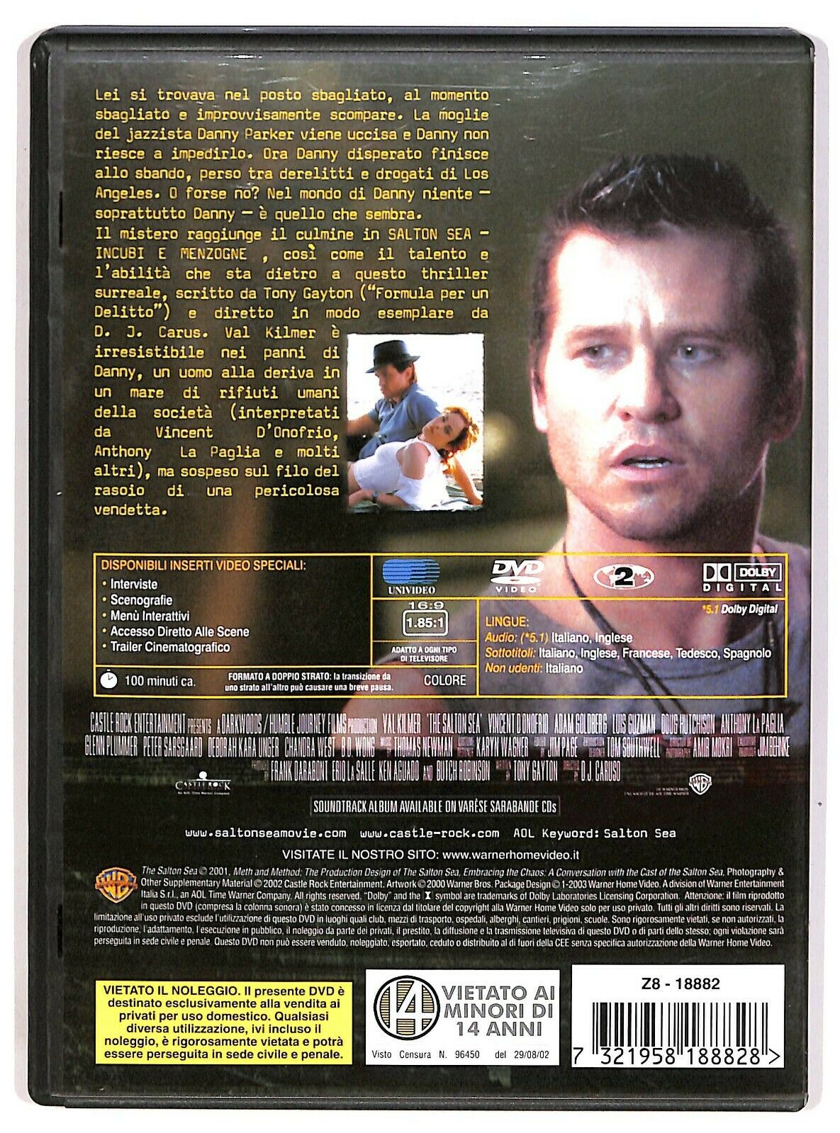 EBOND Salton Sea - Incubi e Menzogne Con Val Kilmer DVD D575724