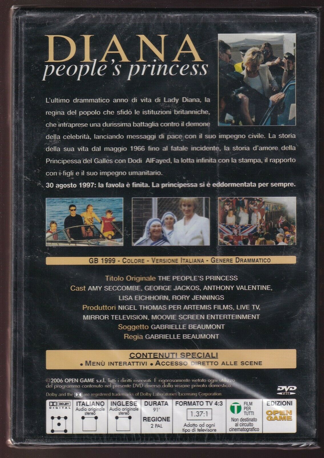 EBOND Diana People's Princess La Principessa Del Popolo DVD Editoriale D576201