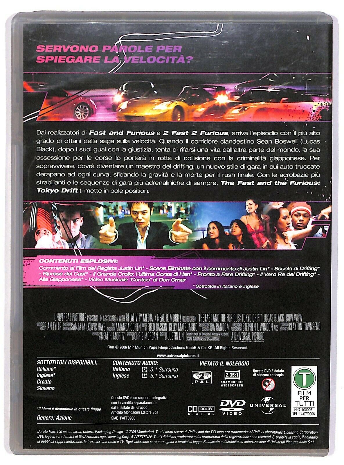 EBOND The Fast And The Furious - Tokyo Drift DVD Editoriale D576623