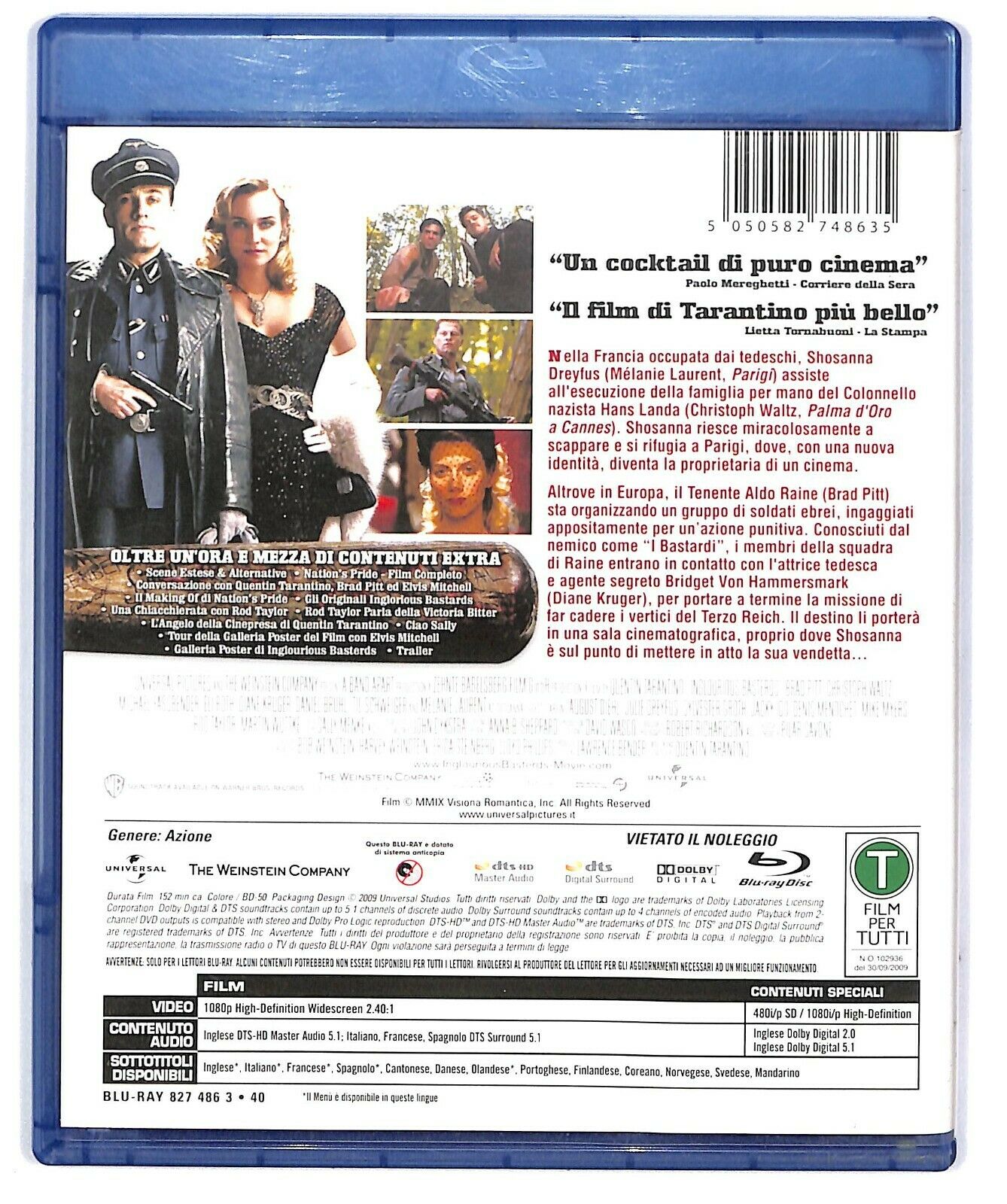 EBOND Bastardi Senza Gloria  BLURAY D576841