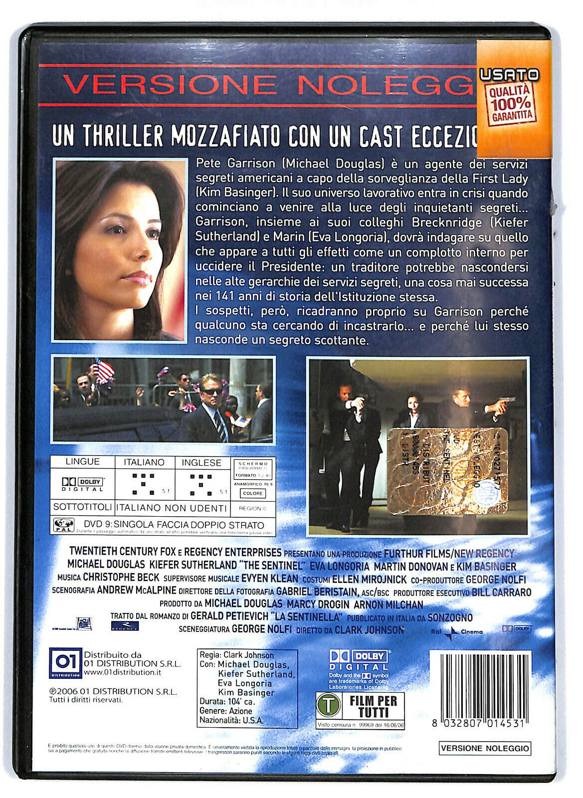 EBOND  The Sentinel   Ex Noleggio DVD D577146