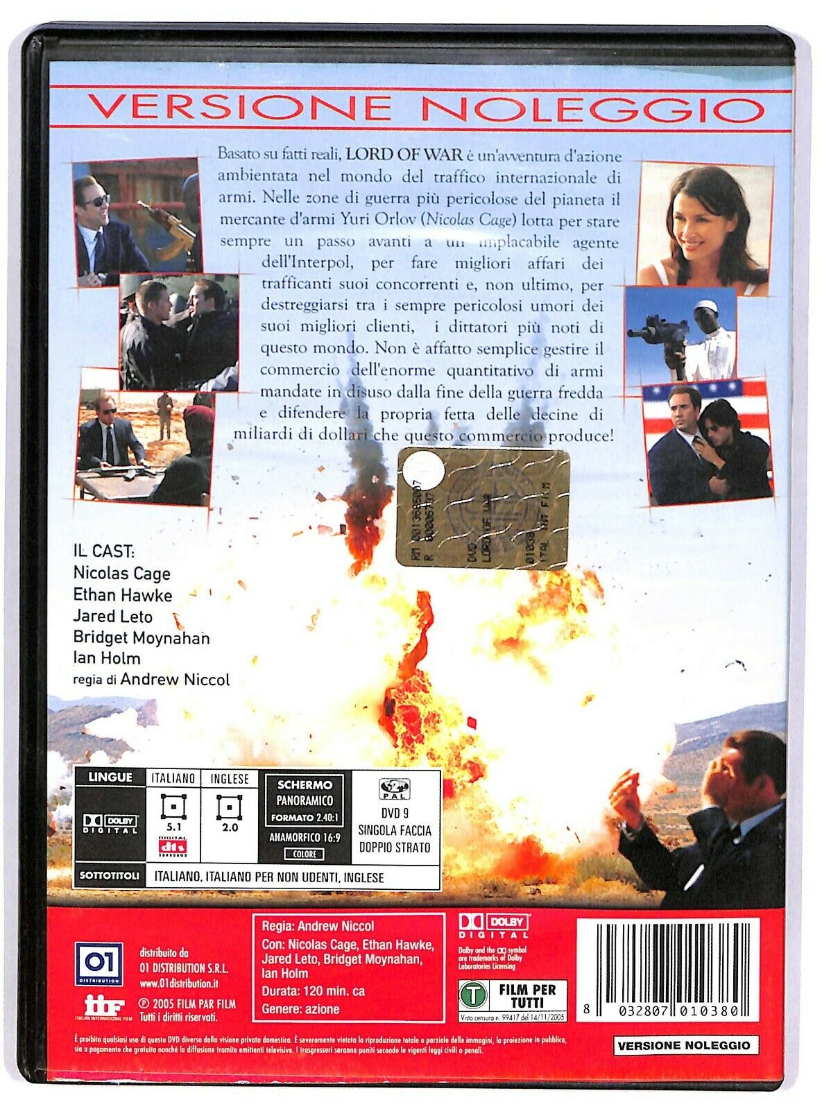 EBOND Lord Of War  Con Nicolas Cage DVD Ex Noleggio D577517