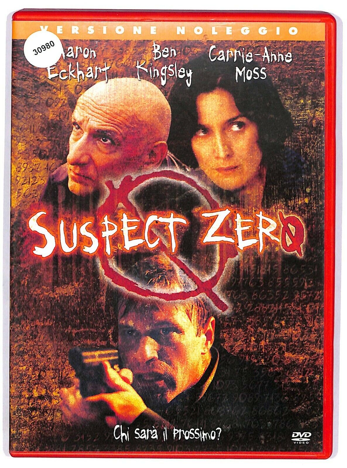EBOND Suspect Zero DVD Ex Noleggio D577552