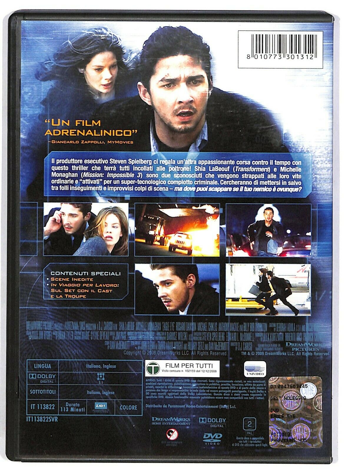 EBOND Eagle Eye DVD Ex Noleggio D577808