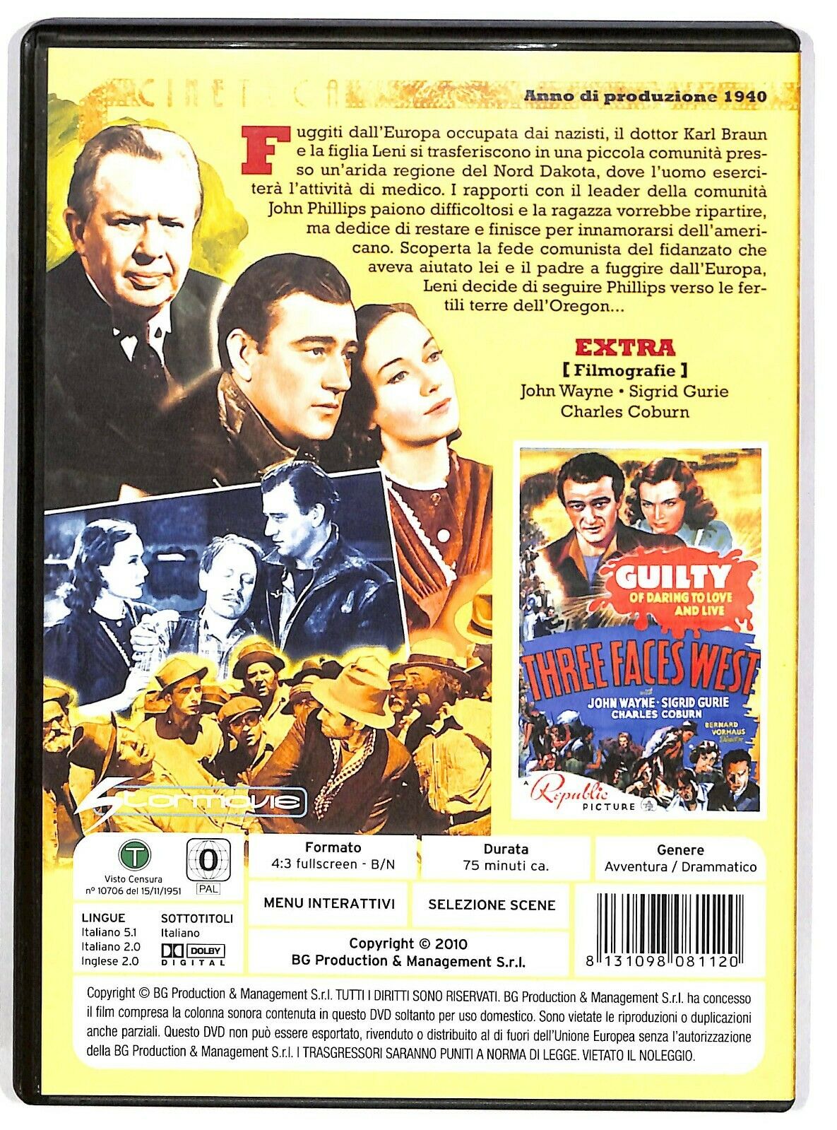 EBOND La Valle Dei Monsoni Con John Wayne DVD D577819