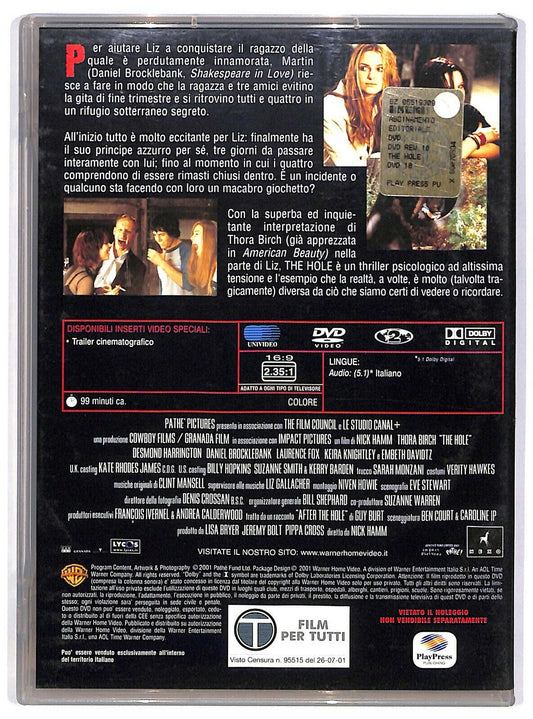 EBOND  The Hole (2001) DVD Editoriale D577962
