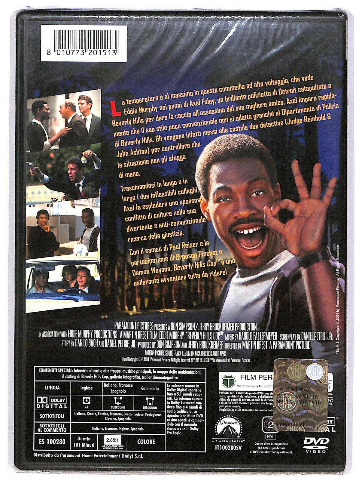 EBOND Beverly Hills Cop 1 Un Piedipiatti A Beverly Hills DVD D578111