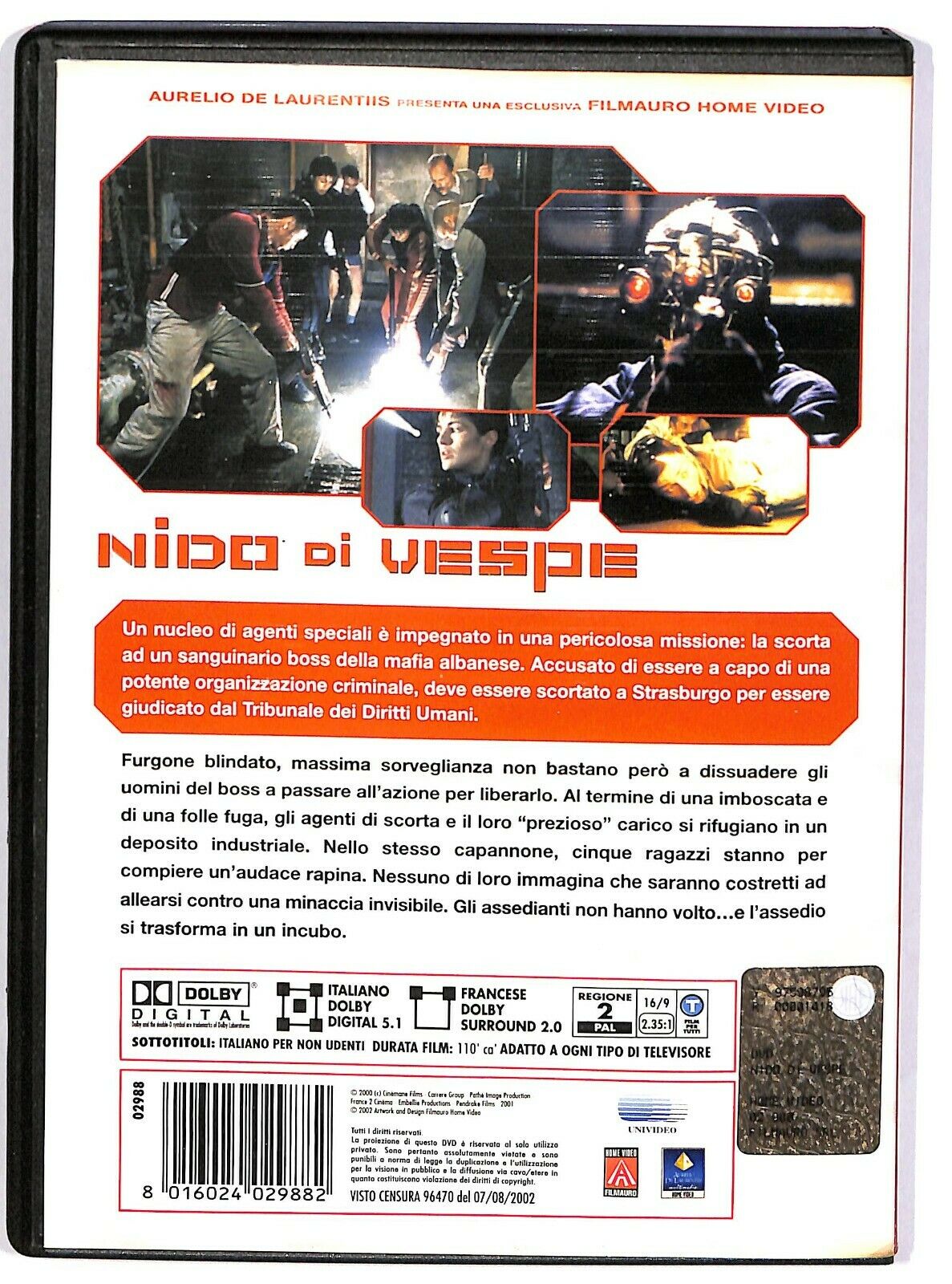 EBOND Nido Di Vespe Di Florent Emilio Siri DVD Ex Noleggio D578347