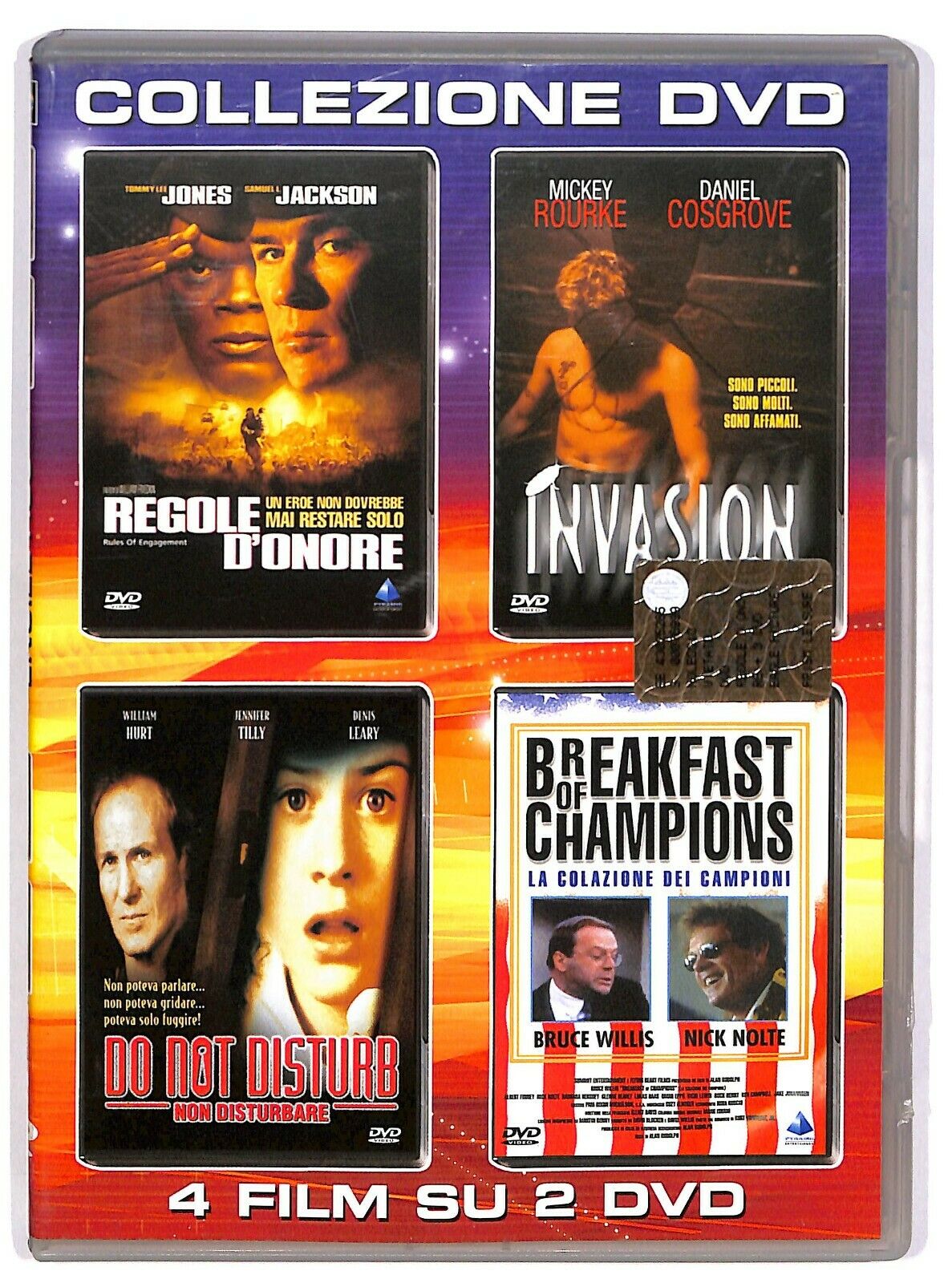 EBOND Regole D'onore, Invasion, Do Not Distrurb 4 Film Su 2 DVD  DVD D579403