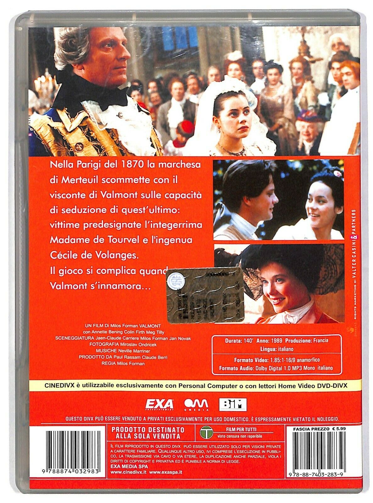 EBOND Valmont Di Milos Forman Divx Pc